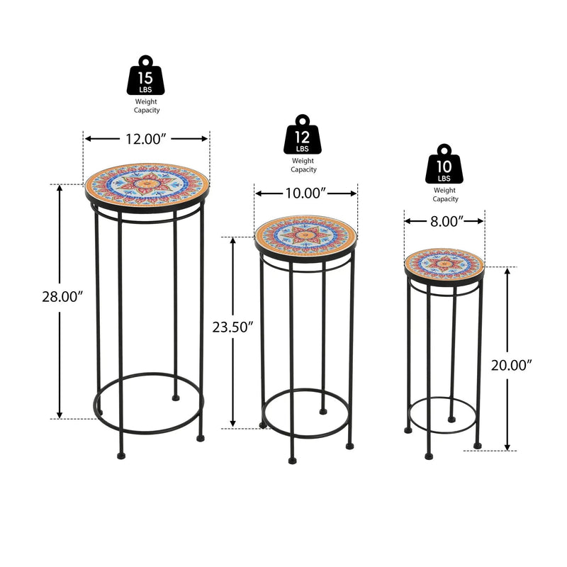 Wesley Plant Stand Black / Red by HouseOfZazla
