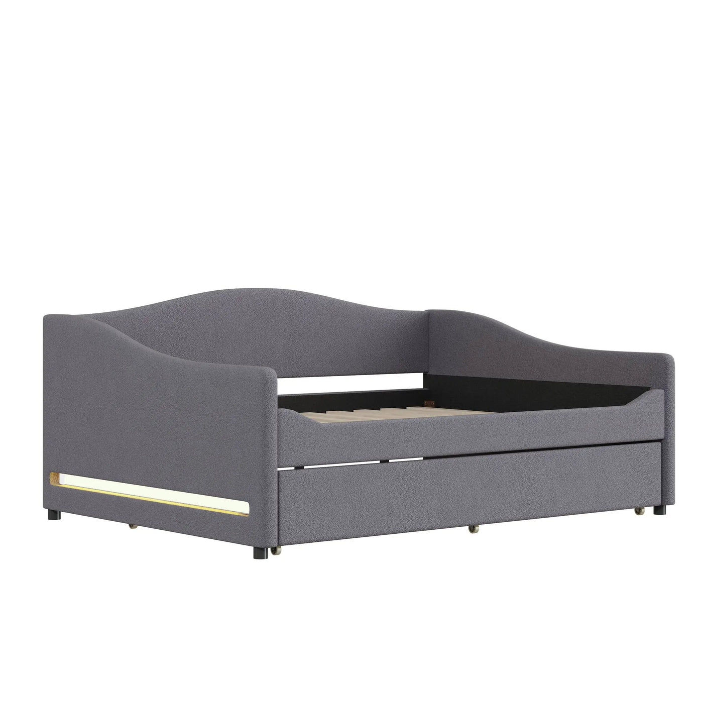 Upholstered Daybed With Light And Trundle by HouseOfZazla