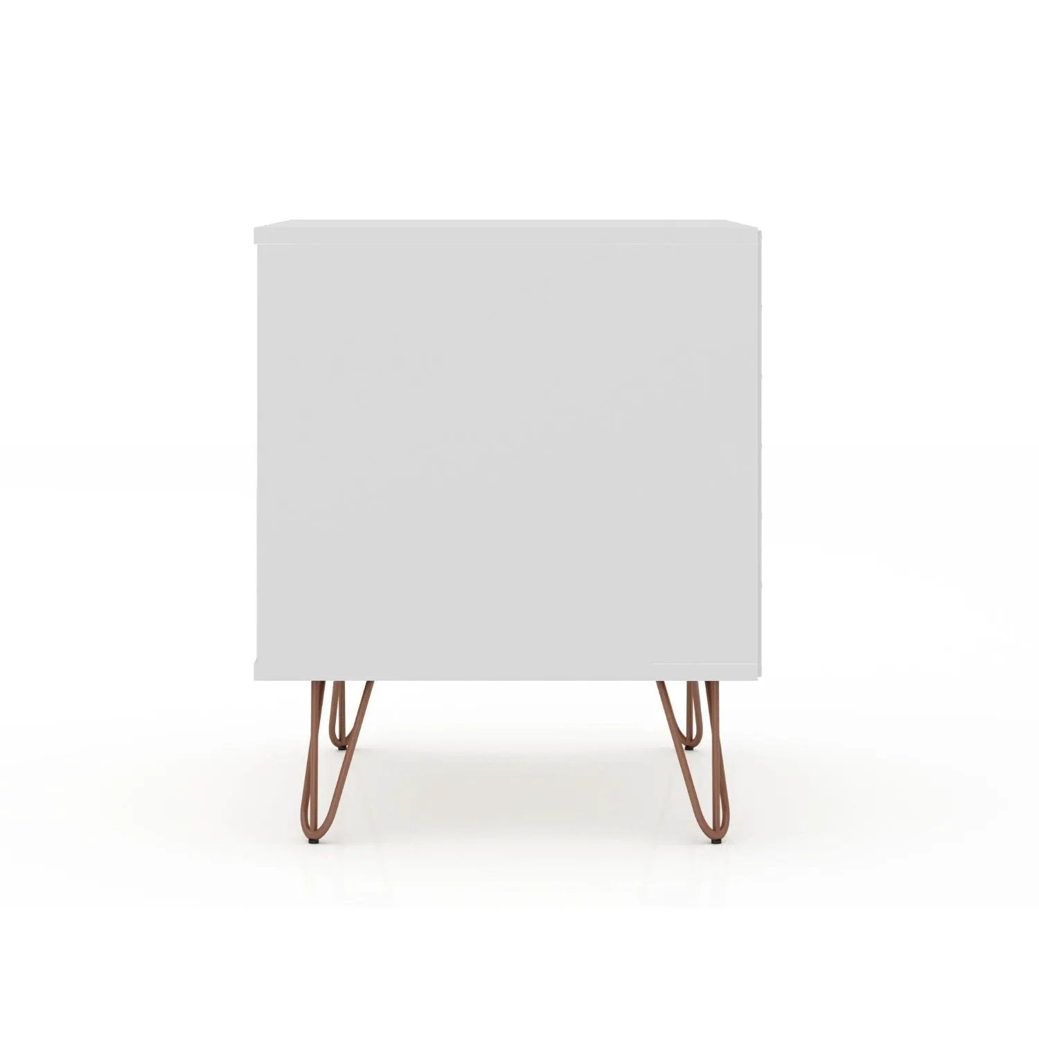 Rockefeller - Nightstand With 2 Drawers - White by HouseOfZazla