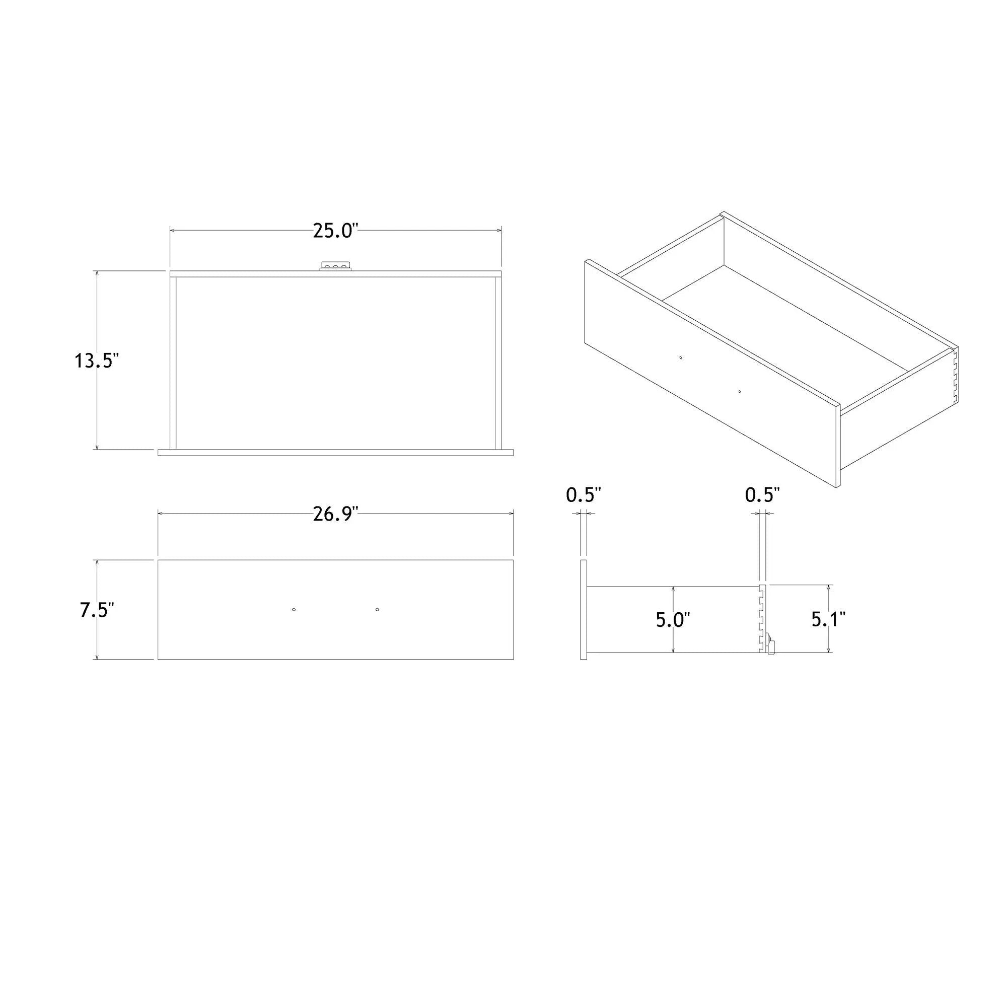 Skye - Marble Chest - White by Unique Piece Furniture