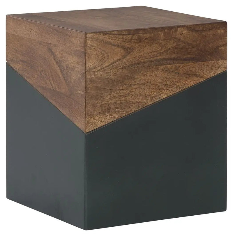 Trailbend - Accent Table - Brown / Gunmetal by Unique Piece Furniture