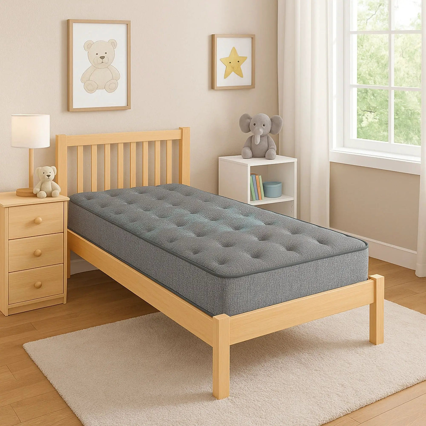 Comfort Care - 7" Foam Core Mattress, Medium Comfort by HouseOfZazla