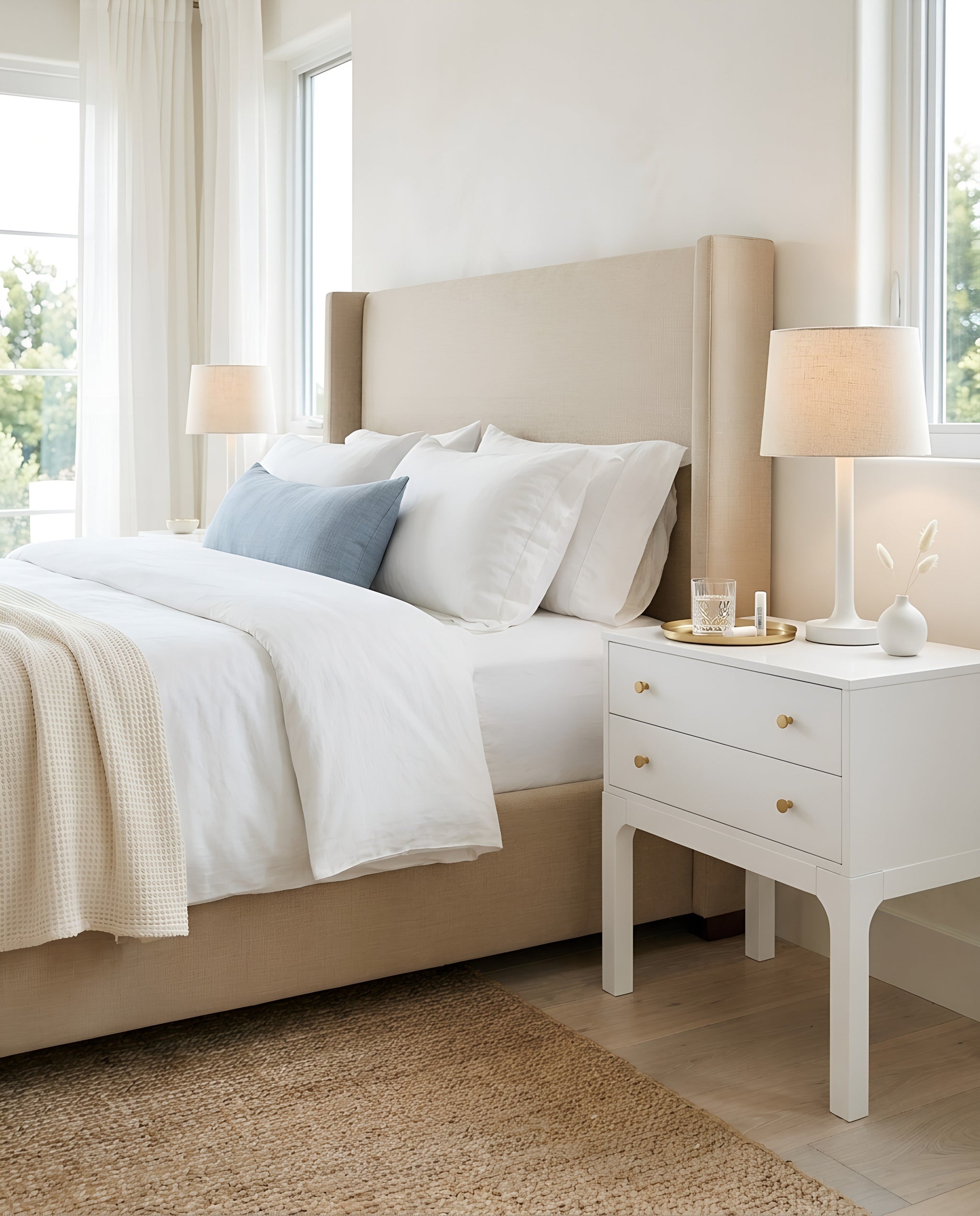 Alonso 2-Drawer Modern Nightstand by HouseOfZazla