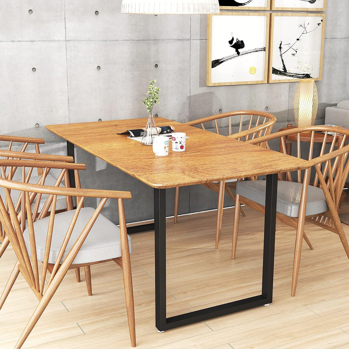 Heavy-Duty Metal Table Legs with Cast Iron Construction - Black, photo 7 of 10