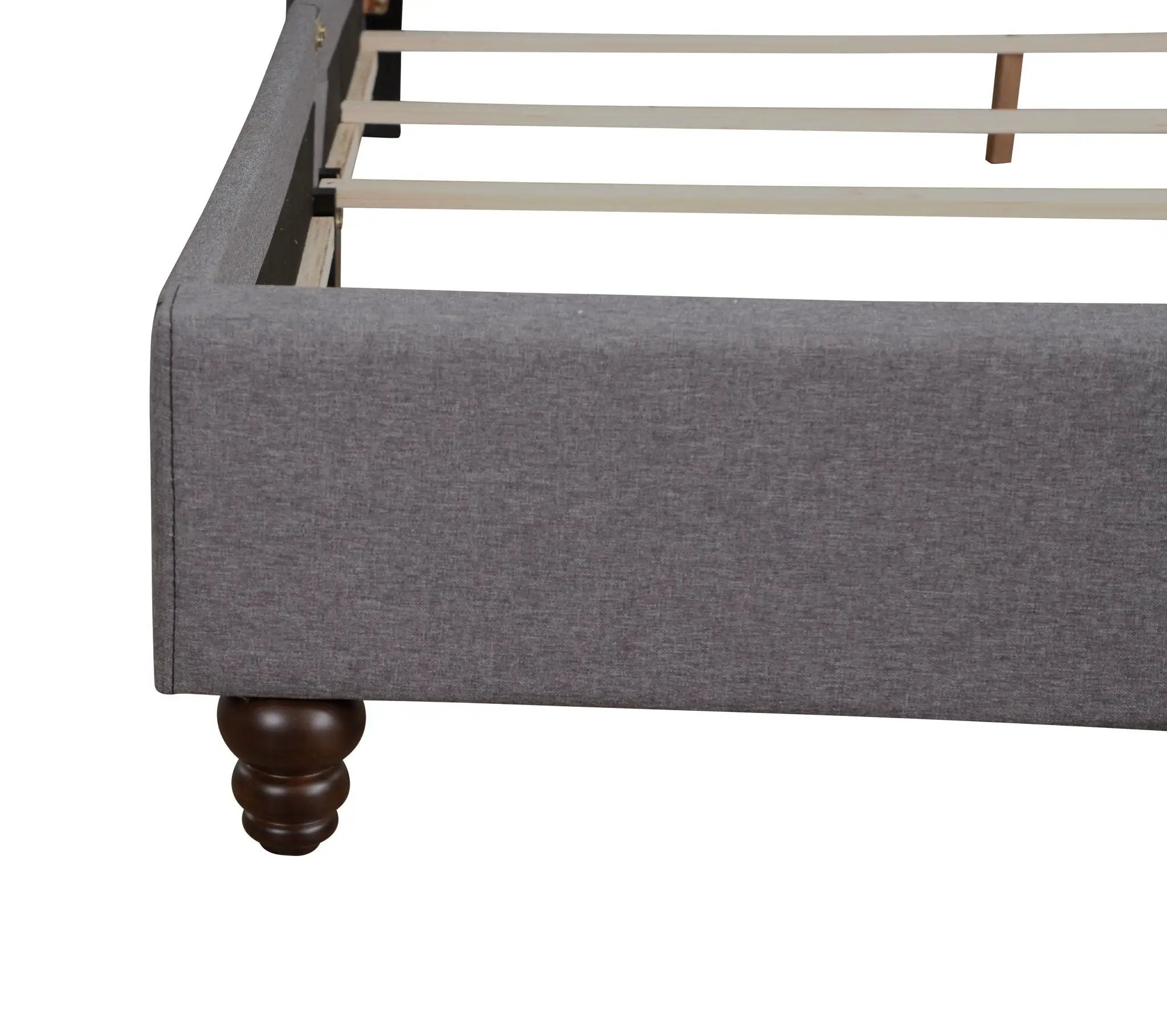 Nailhead Bed Transitional Vibrant by Unique Piece Furniture