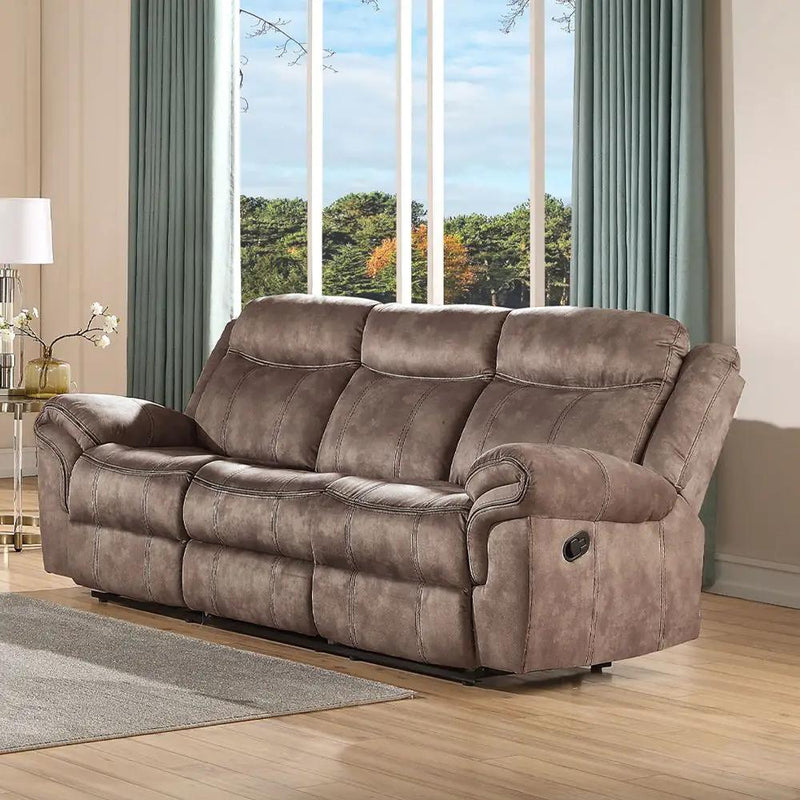 Zubaida - Loveseat w/USB Dock & Console (Glider & Motion) by Unique Piece Furniture