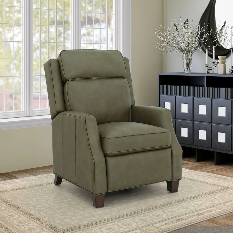 Nixon - Recliner Push Thru The Arm - Oasis-Olive by Unique Piece Furniture