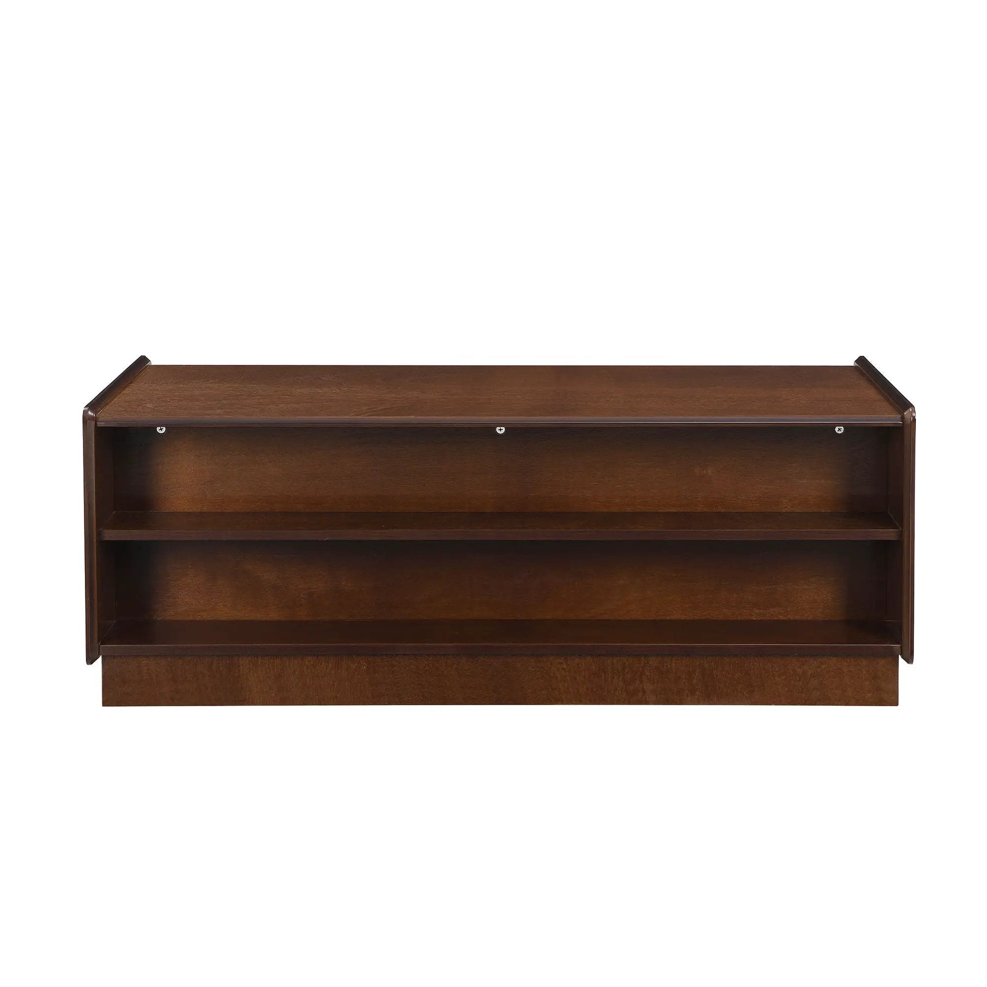 Modern Rectangle Coffee Table With 4 Drawers And 2 Display Shelves