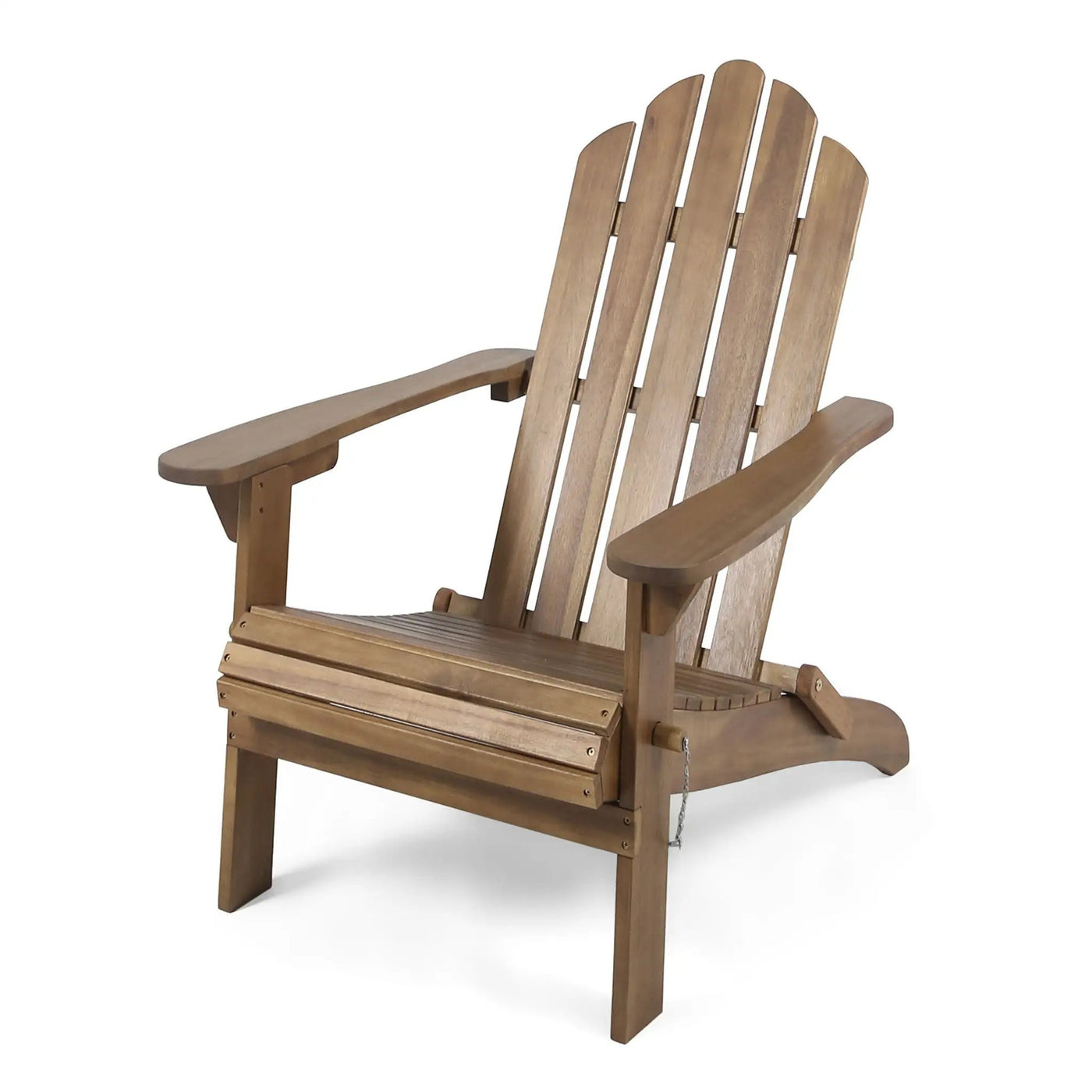 Aurascape Outdoor Acacia Wood Foldable Adirondack Chair by HouseOfZazla