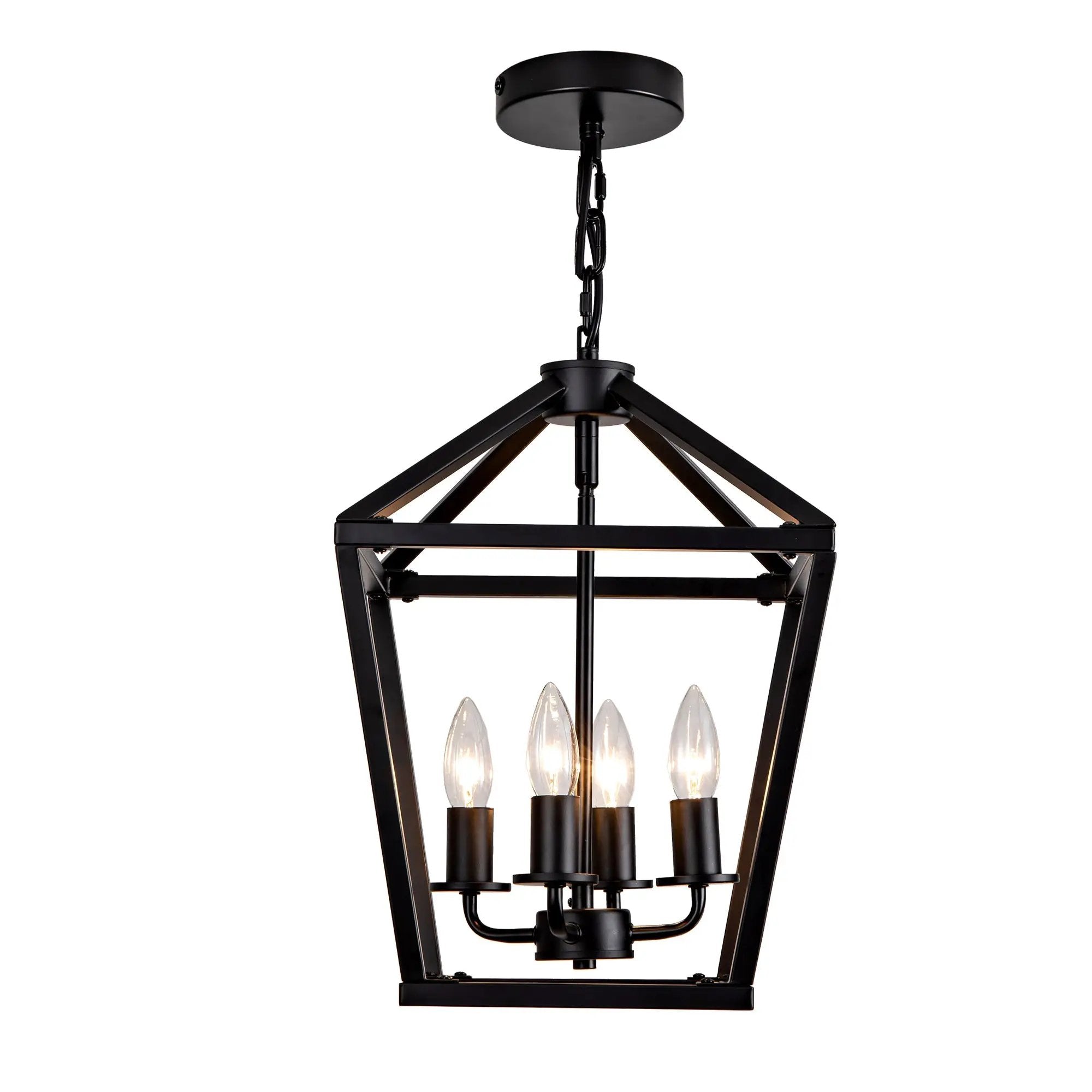 Farmhouse Lantern Chandelier 4-Light by HouseOfZazla