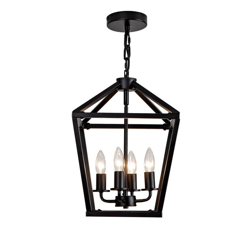 Farmhouse Lantern Chandelier 4-Light by HouseOfZazla