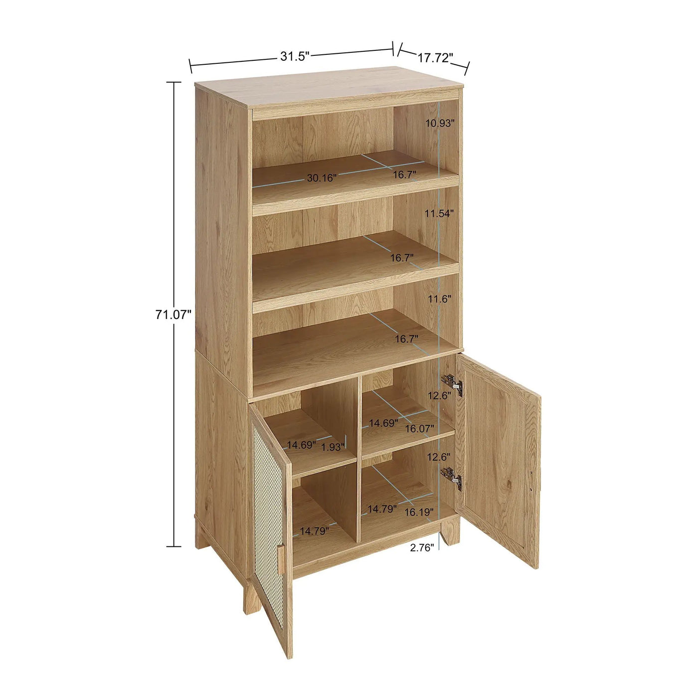 Sheridan - Bookcase Cabinet by HouseOfZazla