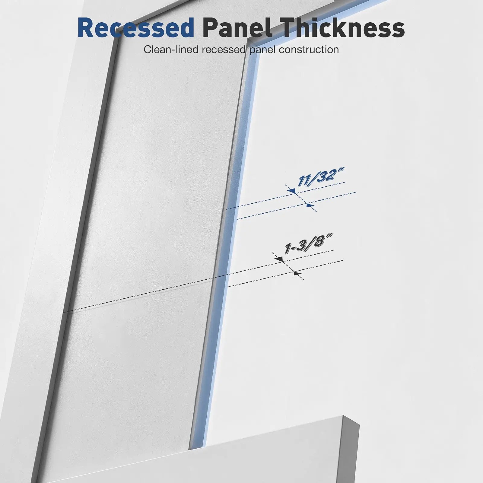 30 In. x 80 In. Shaker Door by HouseOfZazla