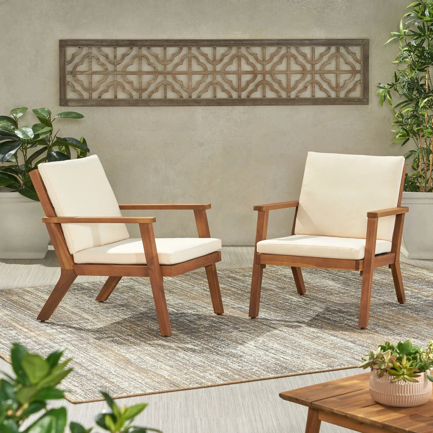 Outdoor Club Chair With Cushion by HouseOfZazla