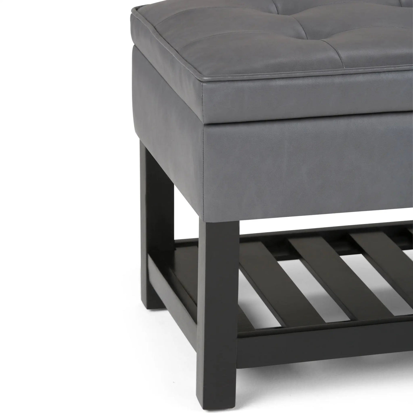 Cosmopolitan - Storage Ottoman Bench With Open Bottom by HouseOfZazla