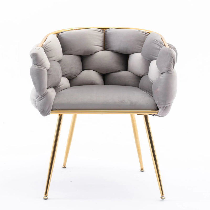 Luxury Modern Simple Leisure Single Sofa Chair Bedroom Lazy Person Household Dresser Stool Manicure Table Back Chair by HouseOfZazla