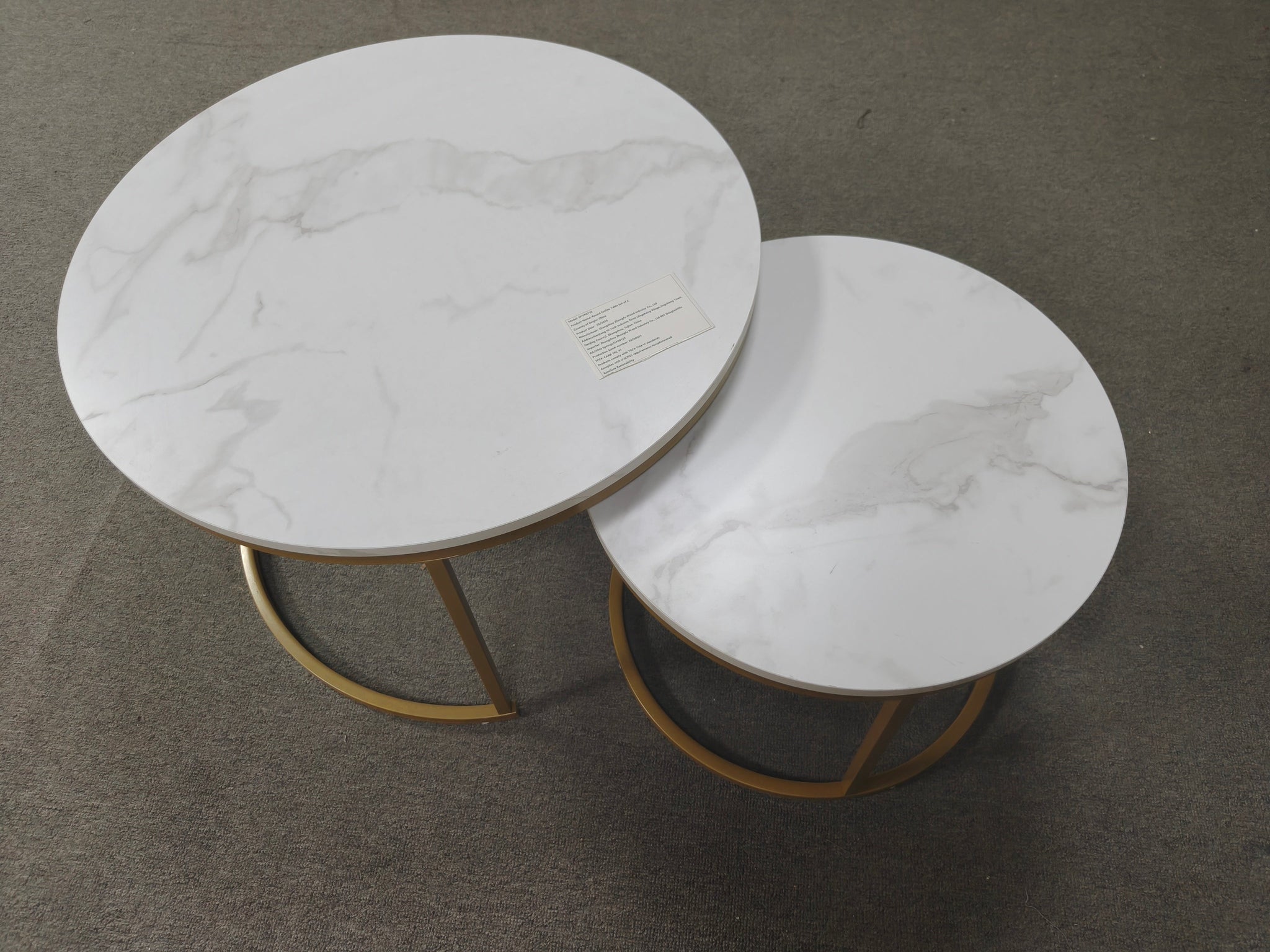 27.6in Nesting Coffee Table Set of 2 by HouseOfZazla