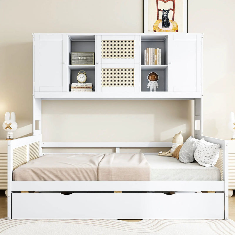 Daybed And All In One Cabinet And Shelf by Unique Piece Furniture