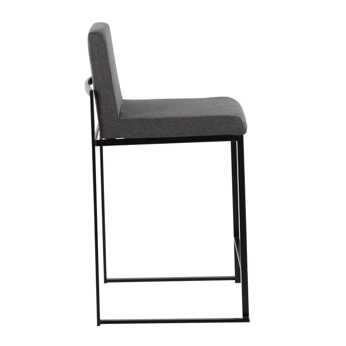 Fuji - Contemporary Modern Elegance, High Back Counter Stool by HouseOfZazla