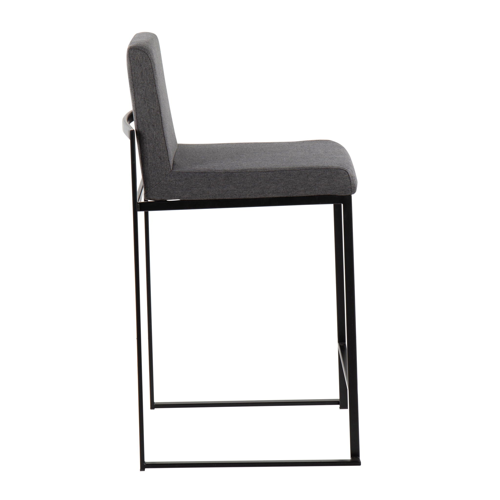 Fuji - Contemporary Modern Elegance, High Back Counter Stool by HouseOfZazla