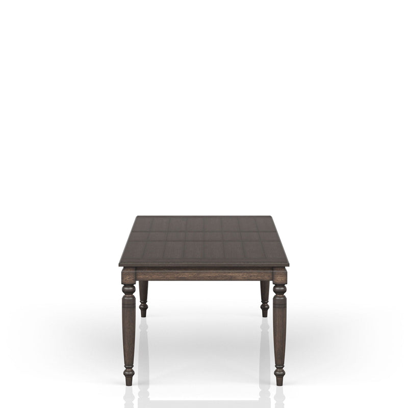 Extendable Dining Table with Expandable Leaf - Coffee, photo 3 of 6