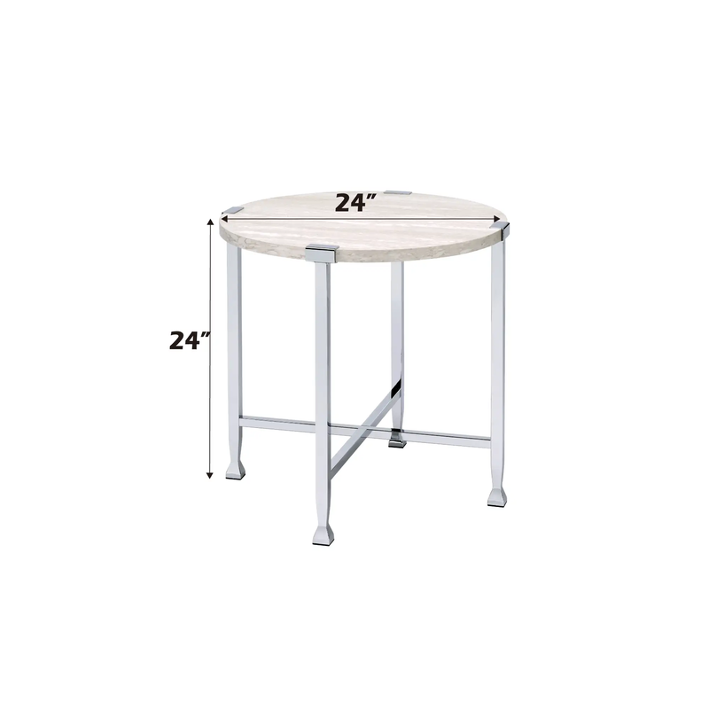 Brecon Round End Table by HouseOfZazla