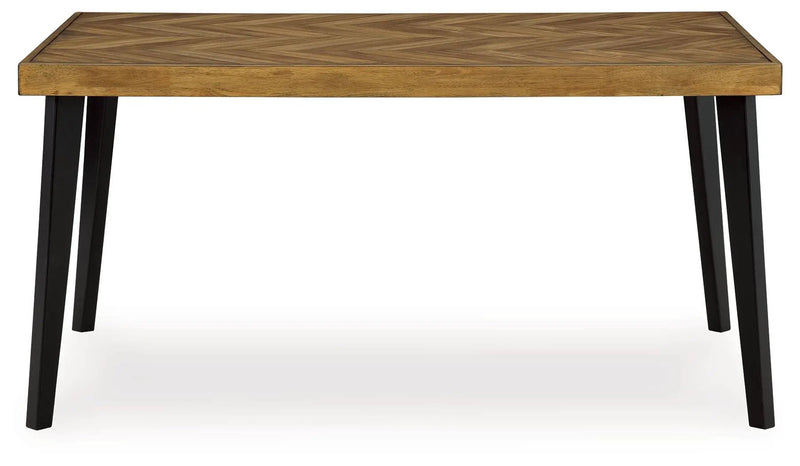 Blondon - Rectangular Drm Table Set (Set of 7) - Brown / Black by Unique Piece Furniture