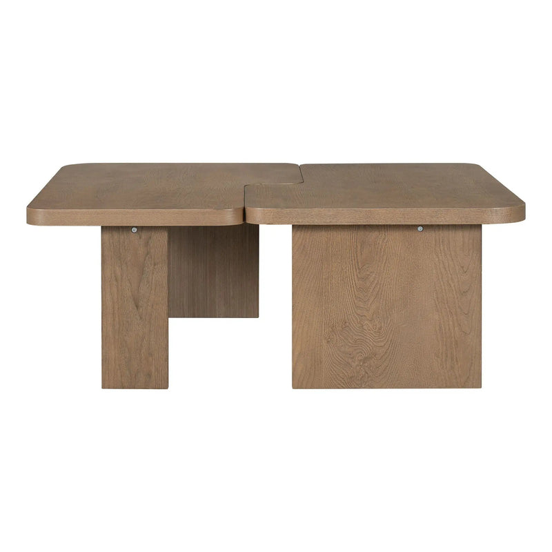 Modern Minimalist Coffee Table Set With Splicing Design by Unique Piece Furniture