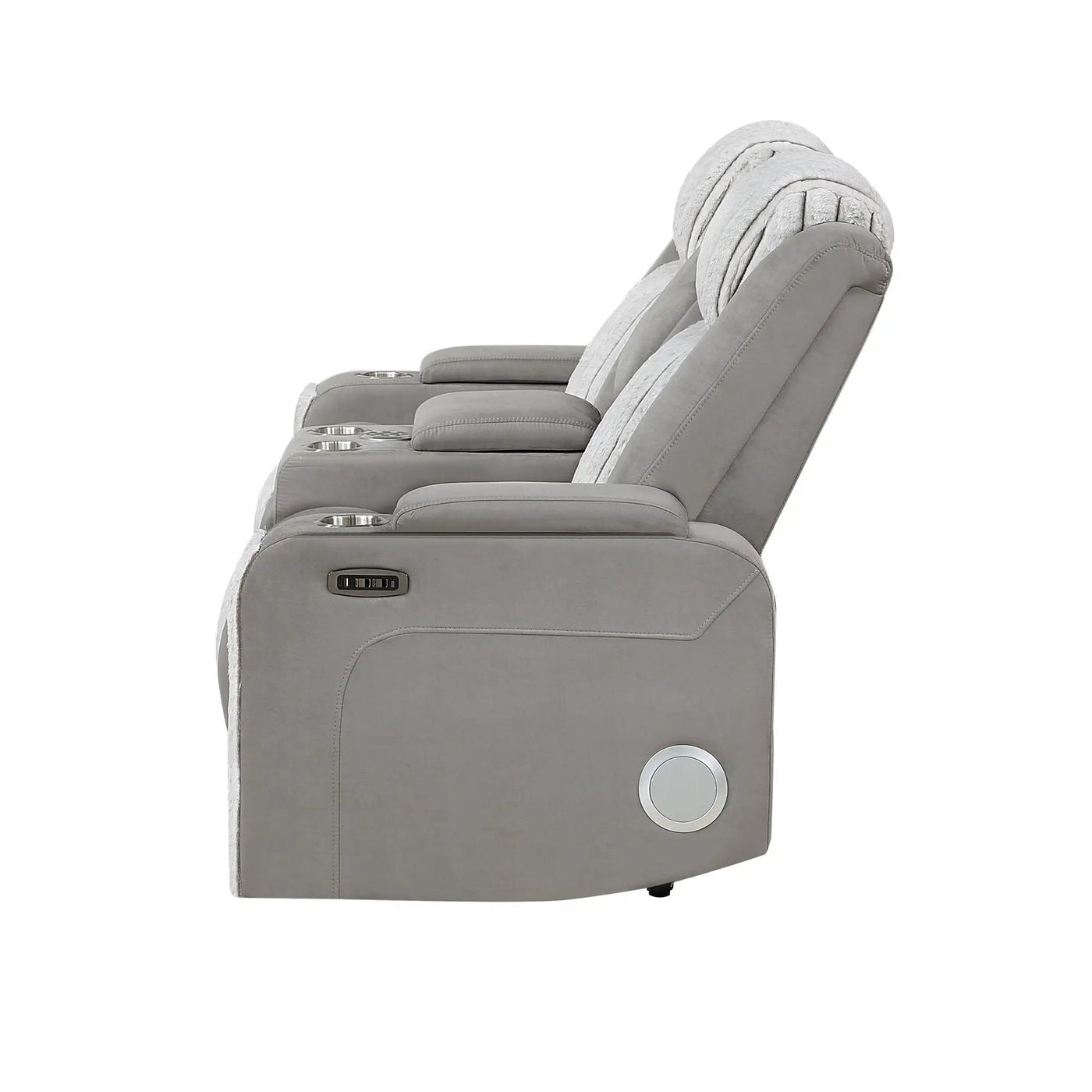 Duran - Power Reclining Loveseat With Power Headrest by HouseOfZazla