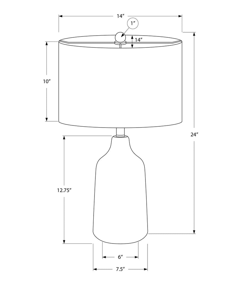 Lighting, Table Lamp, Concrete, Contemporary by Unique Piece Furniture