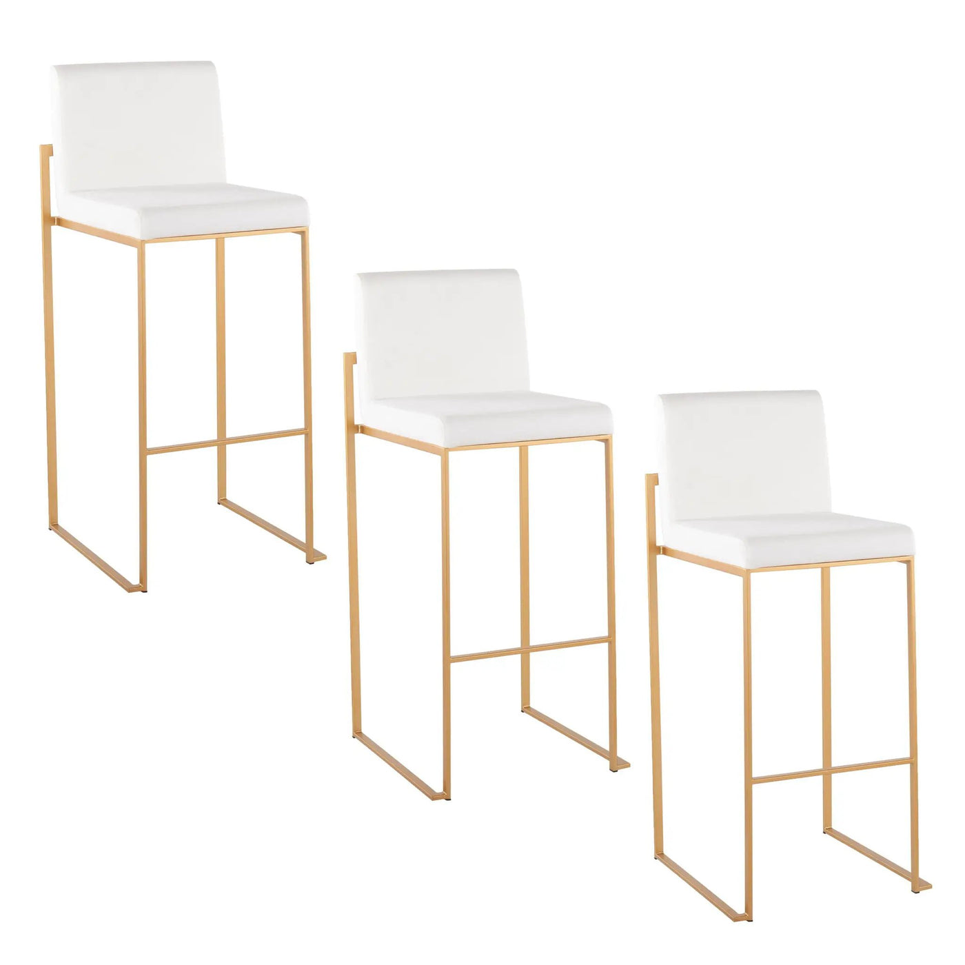Fuji - Contemporary Design High Back Barstool by HouseOfZazla