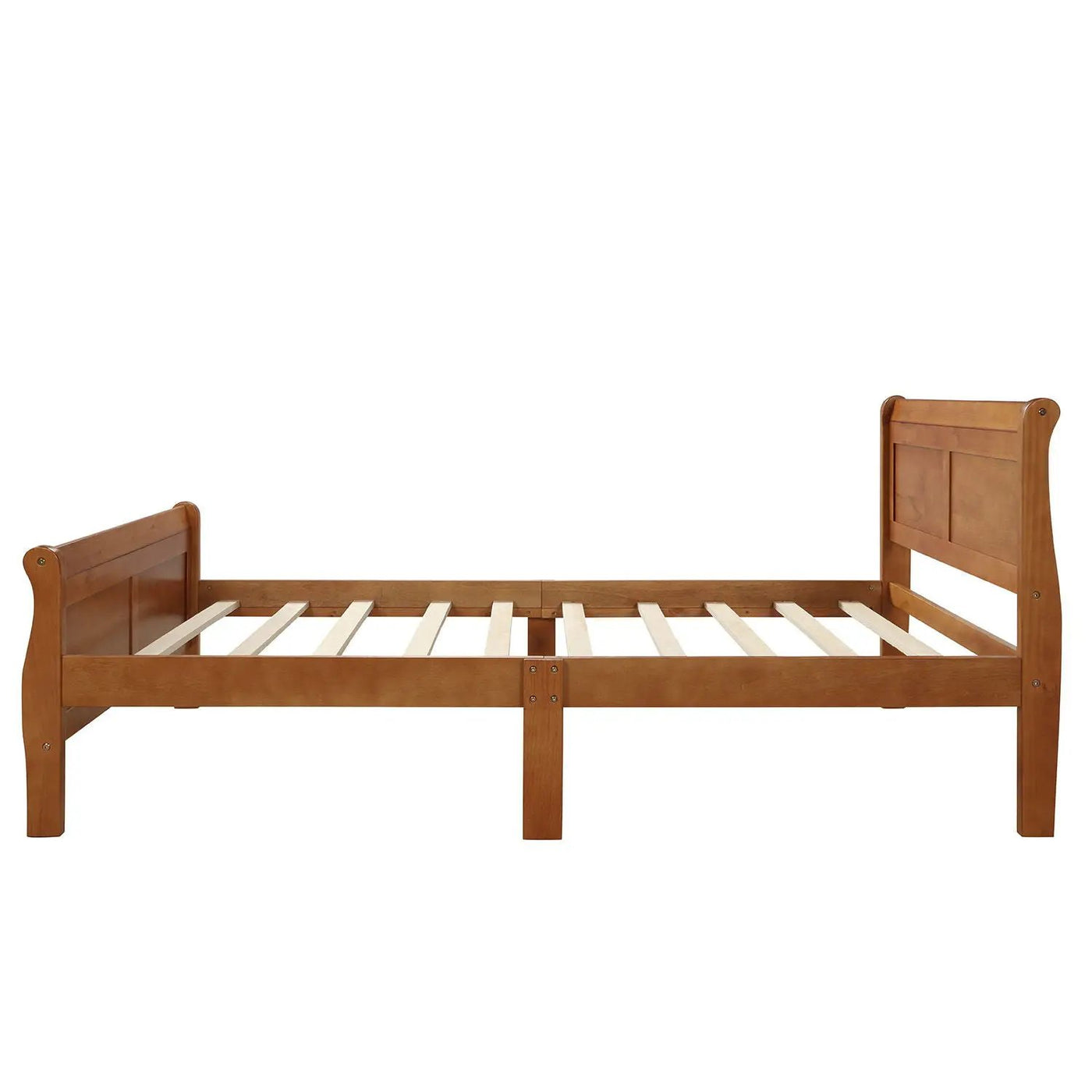 Platform Bed Frame Mattress Foundation Sleigh Bed With Headboard / Footboard / Wood Slat Suppor by Unique Piece Furniture