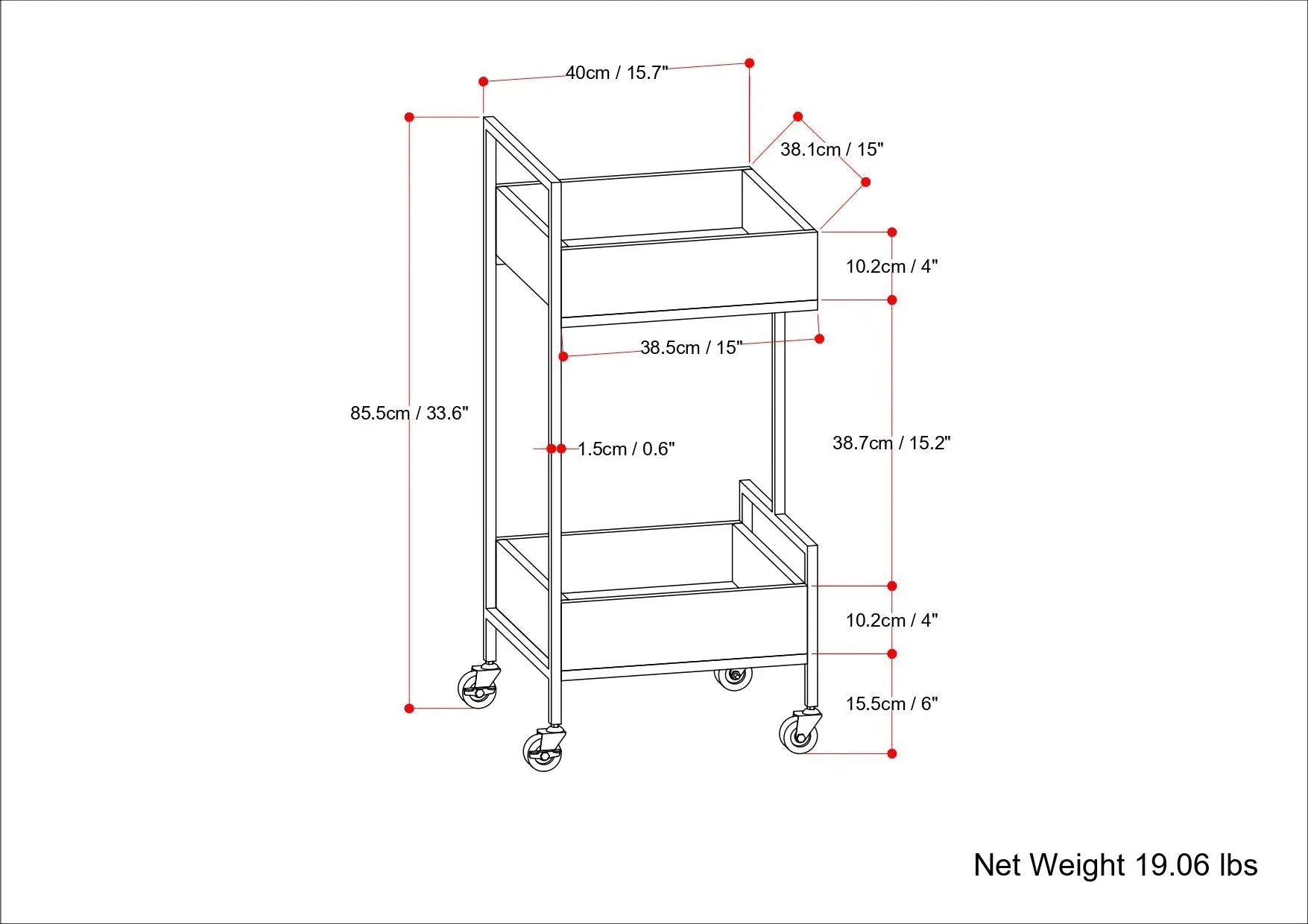 Hobbs - Bar Cart - Natural by HouseOfZazla