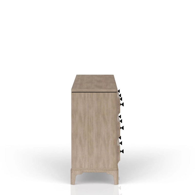 6 Drawer Dresser - Sand - Wood by Unique Piece Furniture