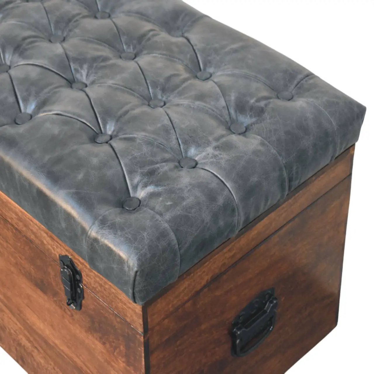 Solid Wood Storage Bench by HouseOfZazla