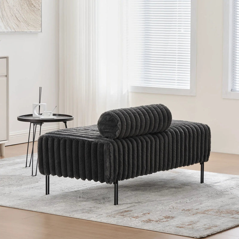 Mini Loveseat With Adjustable Backrest by Unique Piece Furniture