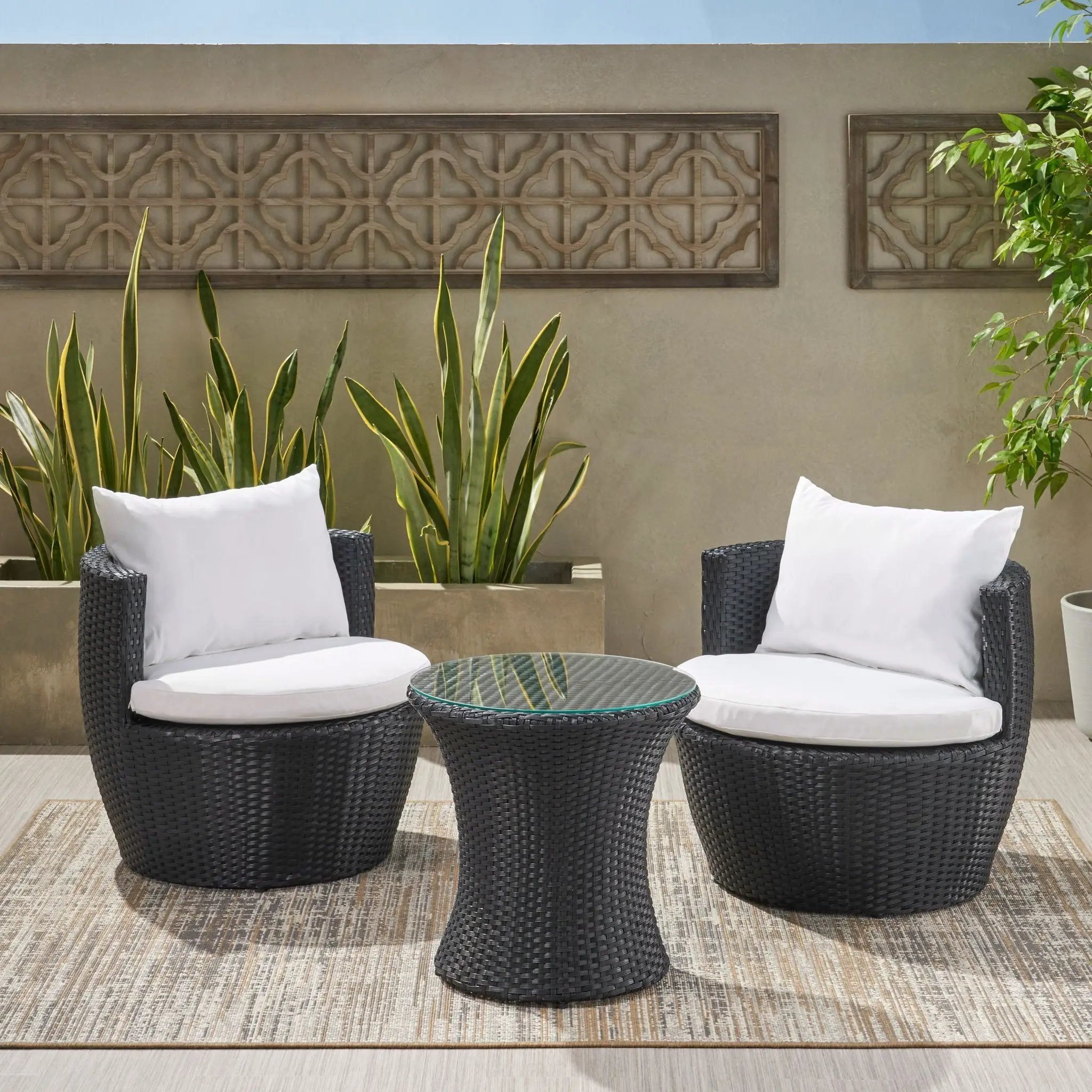 Kono Chat Set Outdoor Furniture by HouseOfZazla