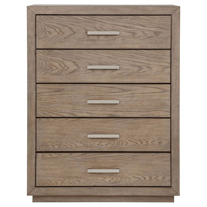 Gibbons Barley - 5 Drawer Bedroom Chest - Brown by HouseOfZazla