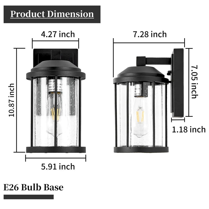 Outdoor Wall Sconces 2 Pack by HouseOfZazla