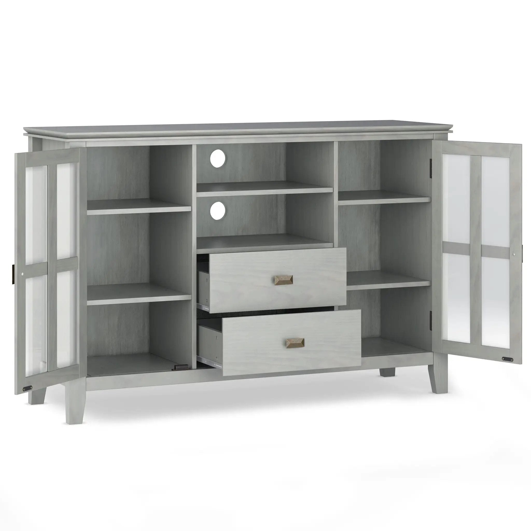 Artisan - Handcrafted, Tall TV Media Stand by Unique Piece Furniture