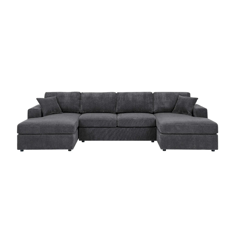 3 Piece Double Chaise Sectional Sofa by Unique Piece Furniture