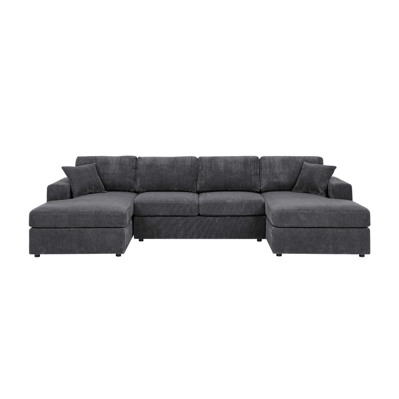 3 Piece Double Chaise Sectional Sofa by HouseOfZazla