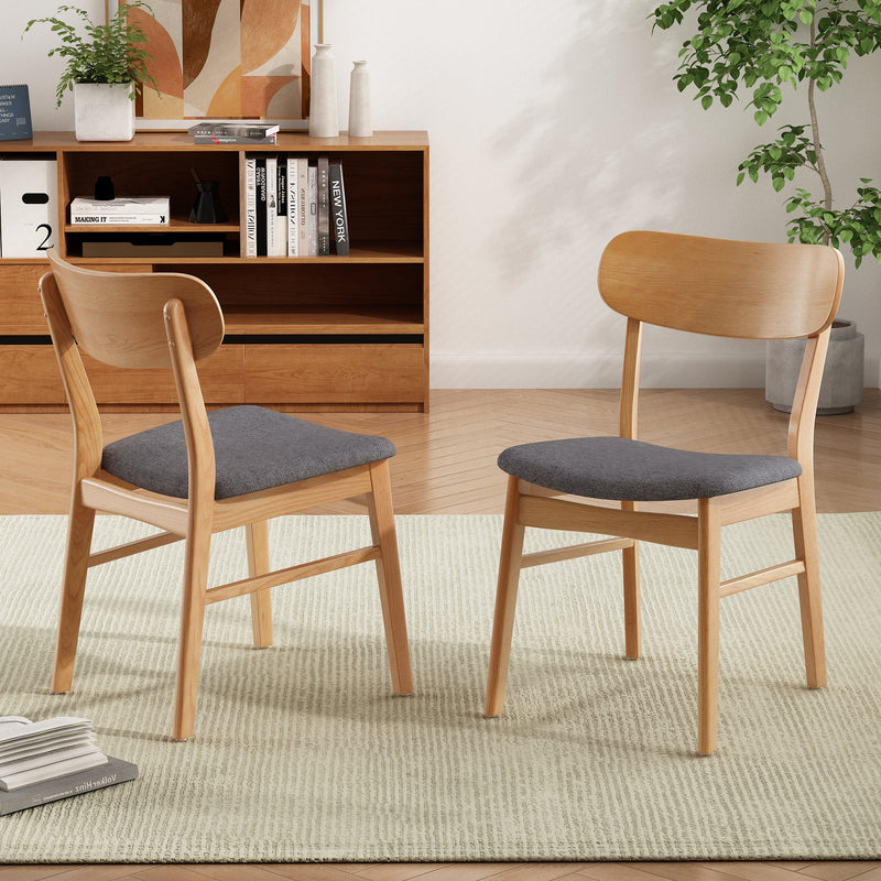Upholstered Chenille Dining Chair Set of 2, photo 2 of 10