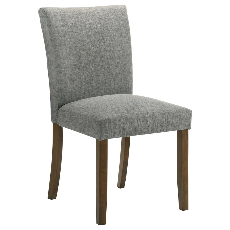 Paxton Upholstered Dining Side Chair Grey (Set of 2) by Unique Piece Furniture
