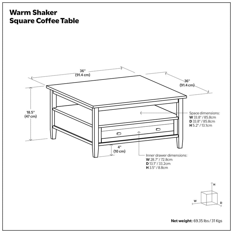 Warm Shaker - Handcrafted Table by HouseOfZazla