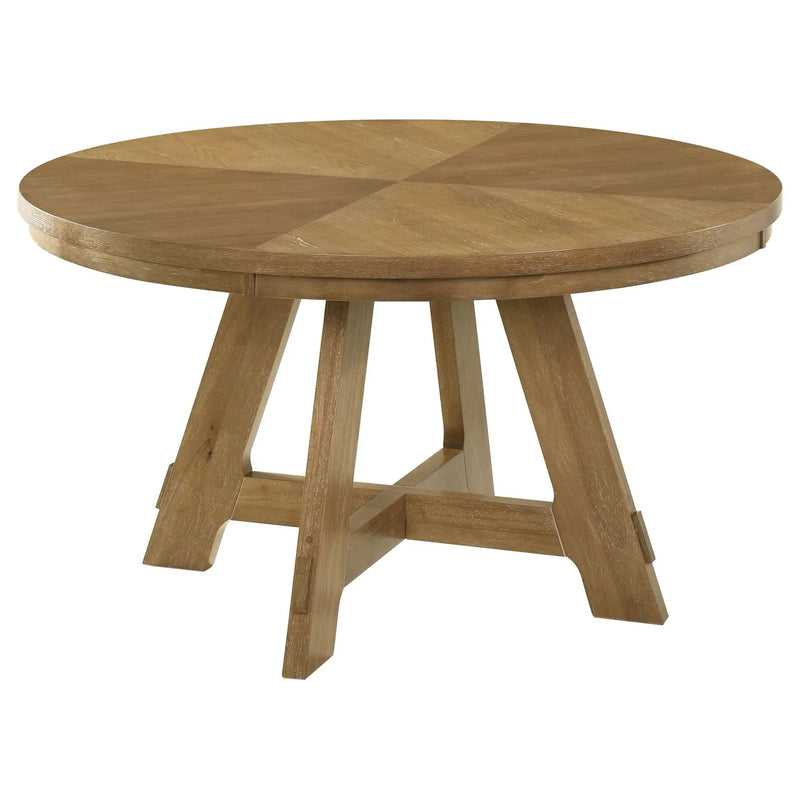 Danvers 5-piece Dining Table Set Brown Oak and Latte by Unique Piece Furniture