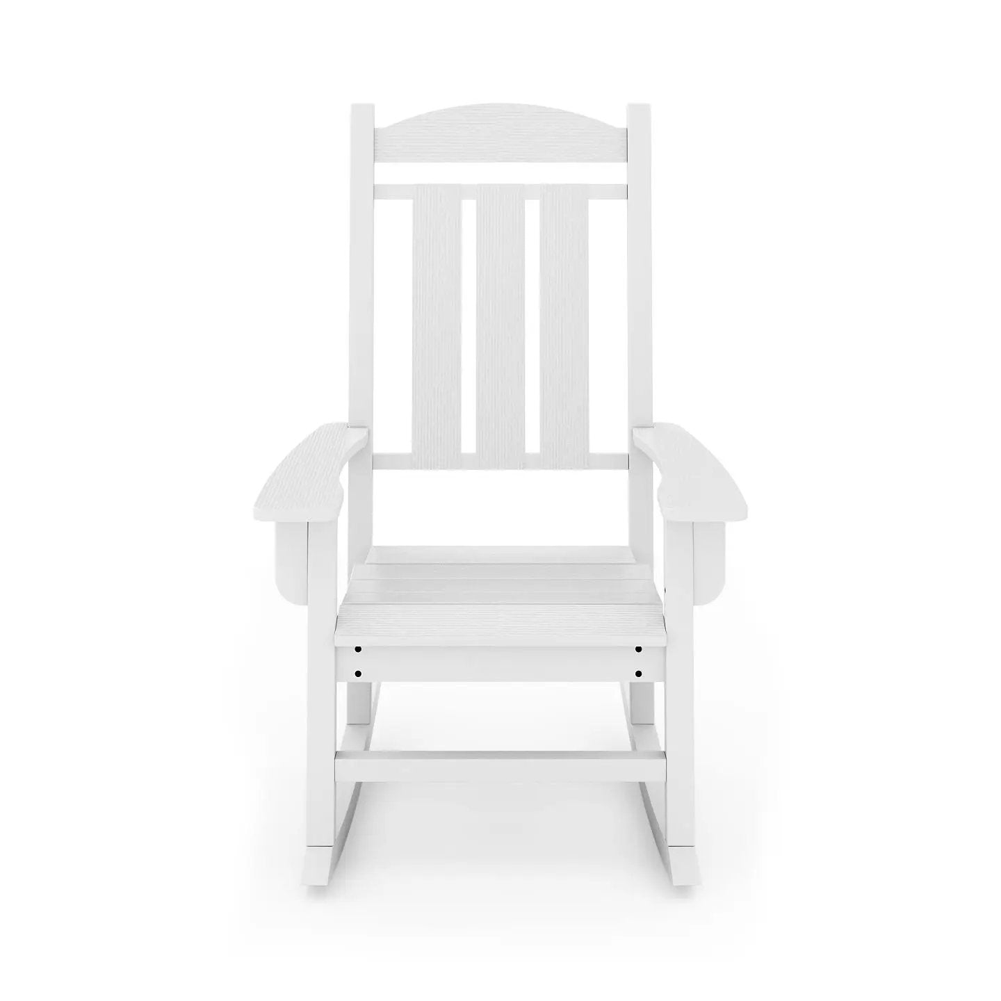 Traditional Porch Rocker Classic HDPE Poly Lumber For Porch, Patio, And Garden Comfort by HouseOfZazla