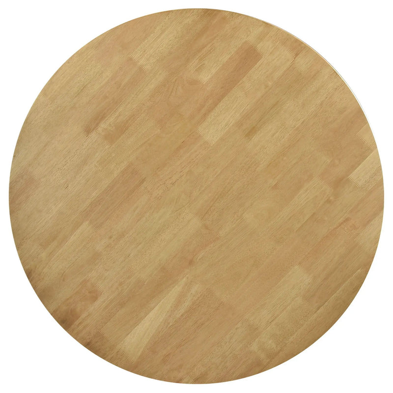 Elowen Round 42-inch Solid Wood Dining Table Light Walnut by Unique Piece Furniture