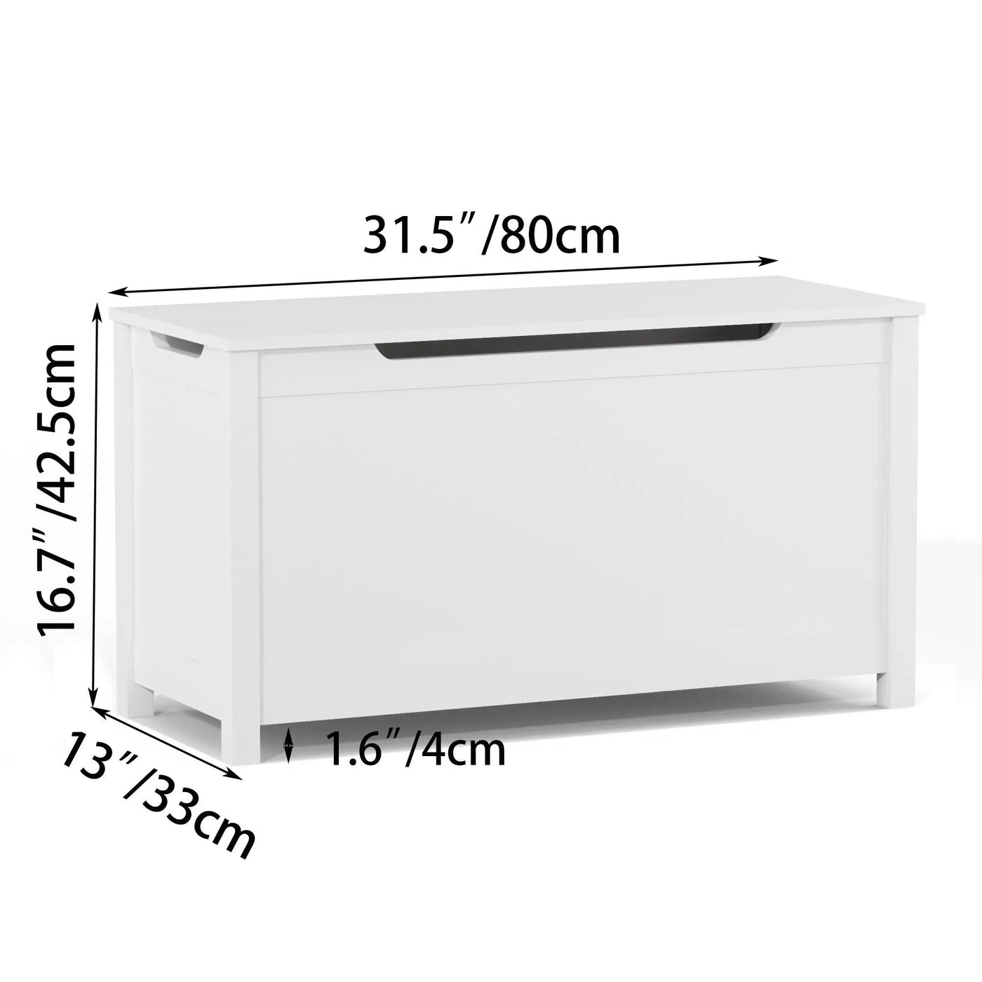 Toy Box Storage With Safety Hinged Lid by HouseOfZazla
