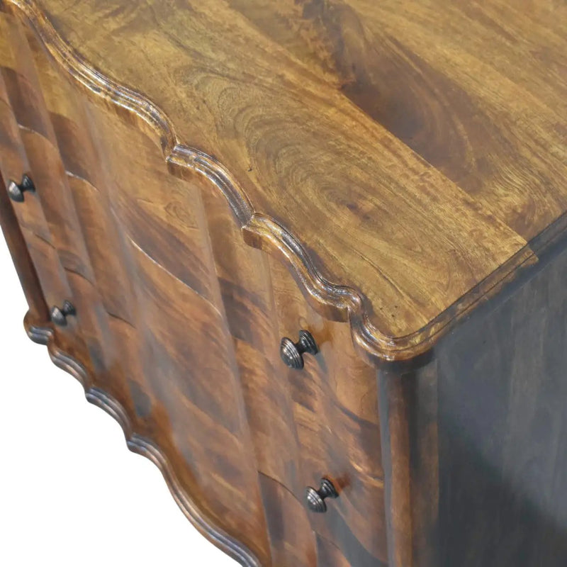 Solid Wood Lume 3 Drawer Chest by HouseOfZazla